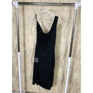 LULU'S Sz Medium MIDI Knit Tank Dress One Shoulder Bodycon Holiday Cocktail NWT